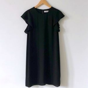 Aritzia Babaton Burt Sheath/Shift Dress in black.